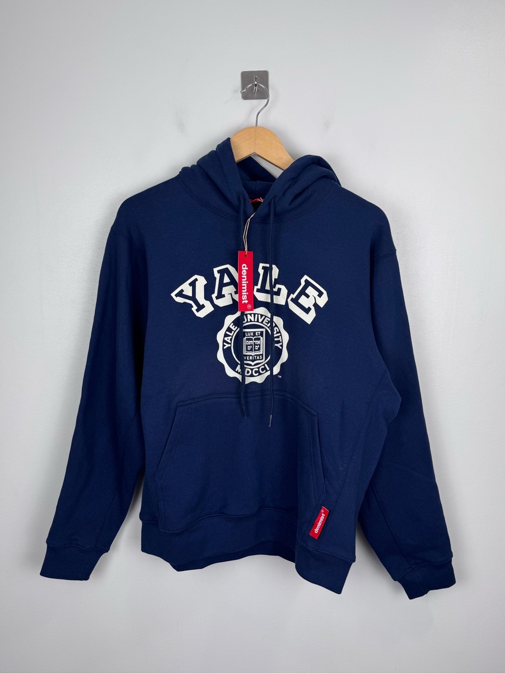 NWT Denimist Yale Hoodie Women Navy Blue Size Medium